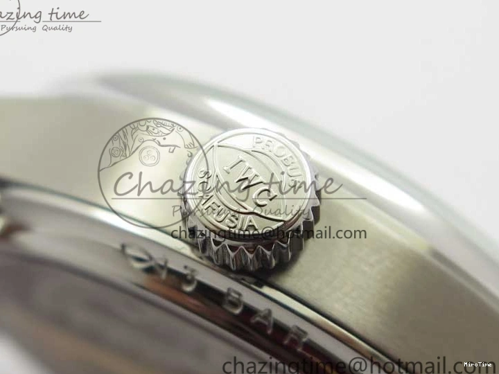 MIROTIME 0314 Portugieser Perpetual Calendar IW503301 V9F 1:1 Best Edition Silver Dial on Black Leather Strap A EyeCatching 7116